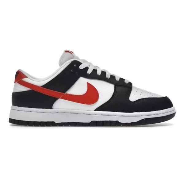 Nike Dunk Low Red Swoosh Panda