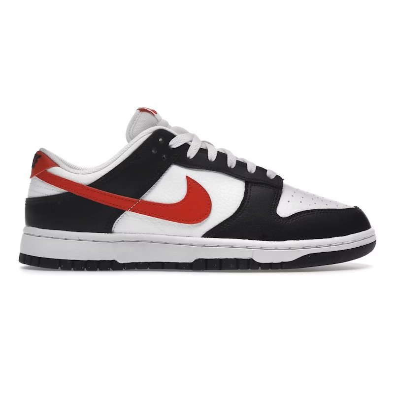 Nike Dunk Low Red Swoosh Panda
