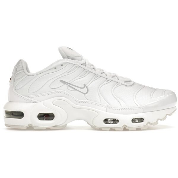 Nike Air Max Plus White Metallic Silver (GS)