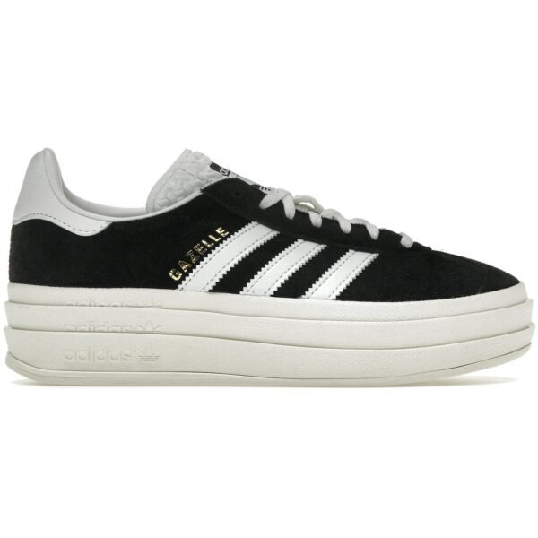 adidas Gazelle Bold Core Black White (Women's)