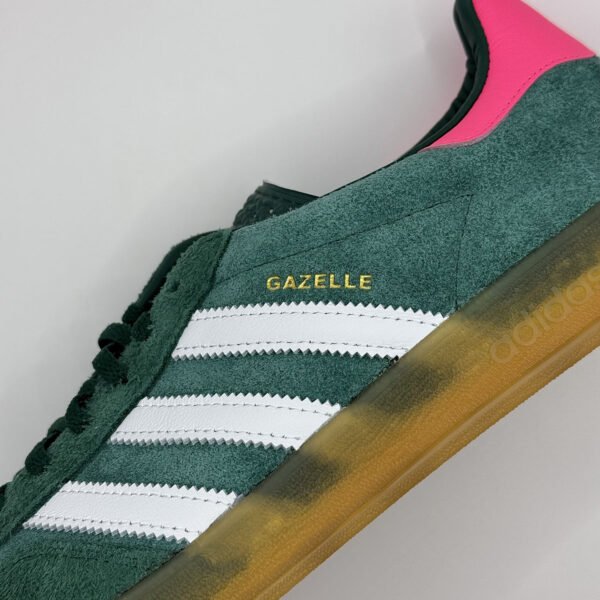 adidas Gazelle Indoor Collegiate Green Lucid Pink (Women’s)