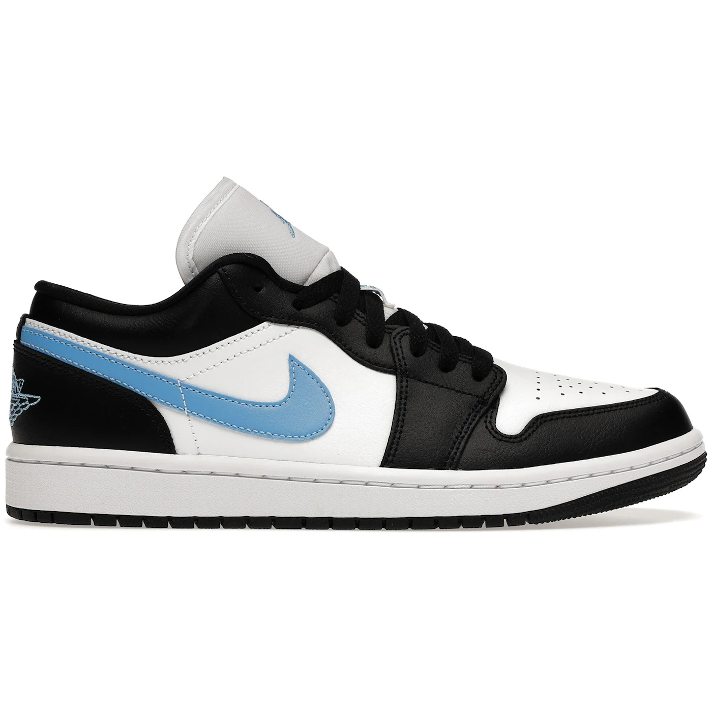 Jordan 1 Low Black University Blue White Womens 1