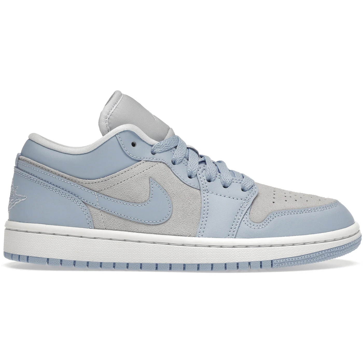 Jordan 1 Low Football Grey Aluminum Womens 1