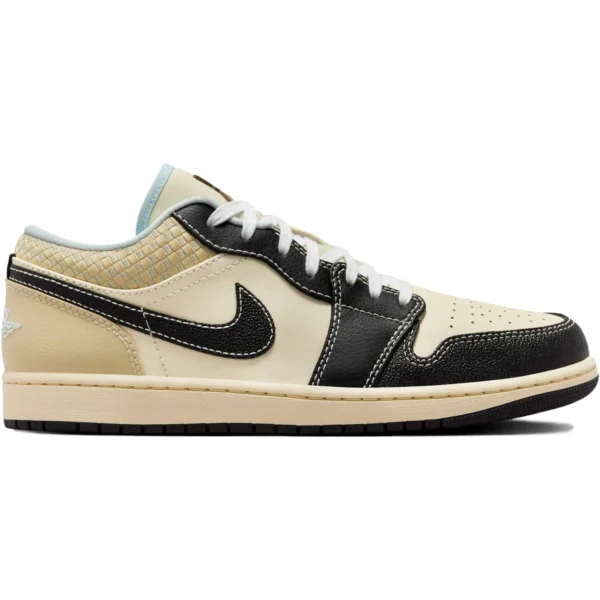 Jordan 1 Low SE Coconut Milk Black Muslin