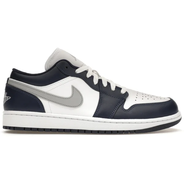 Jordan 1 Low Wolf Grey Midnight Navy