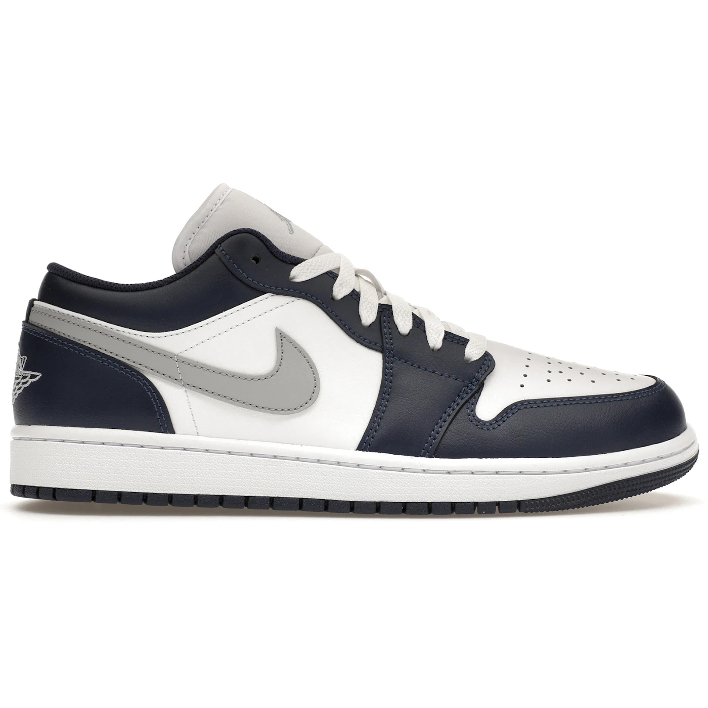 Jordan 1 Low Wolf Grey Midnight Navy 1