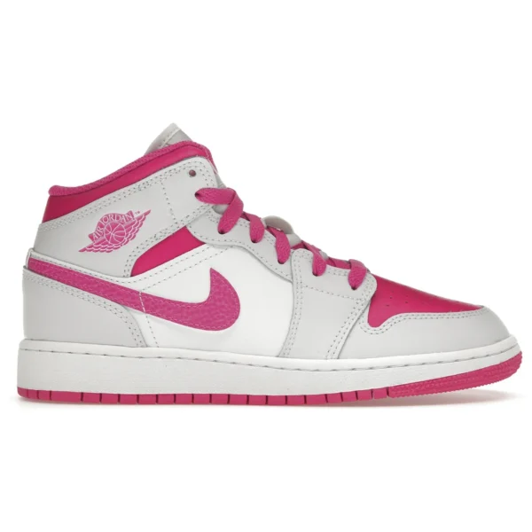 Jordan 1 Mid Fire Pink (GS)