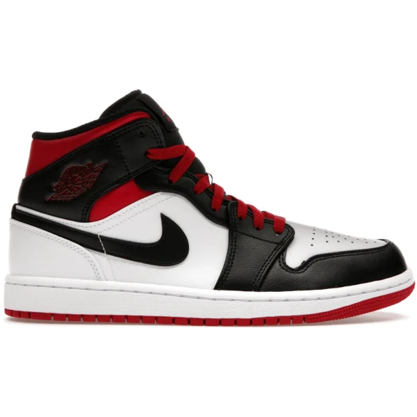 Jordan 1 Mid Gym Red Black Toe