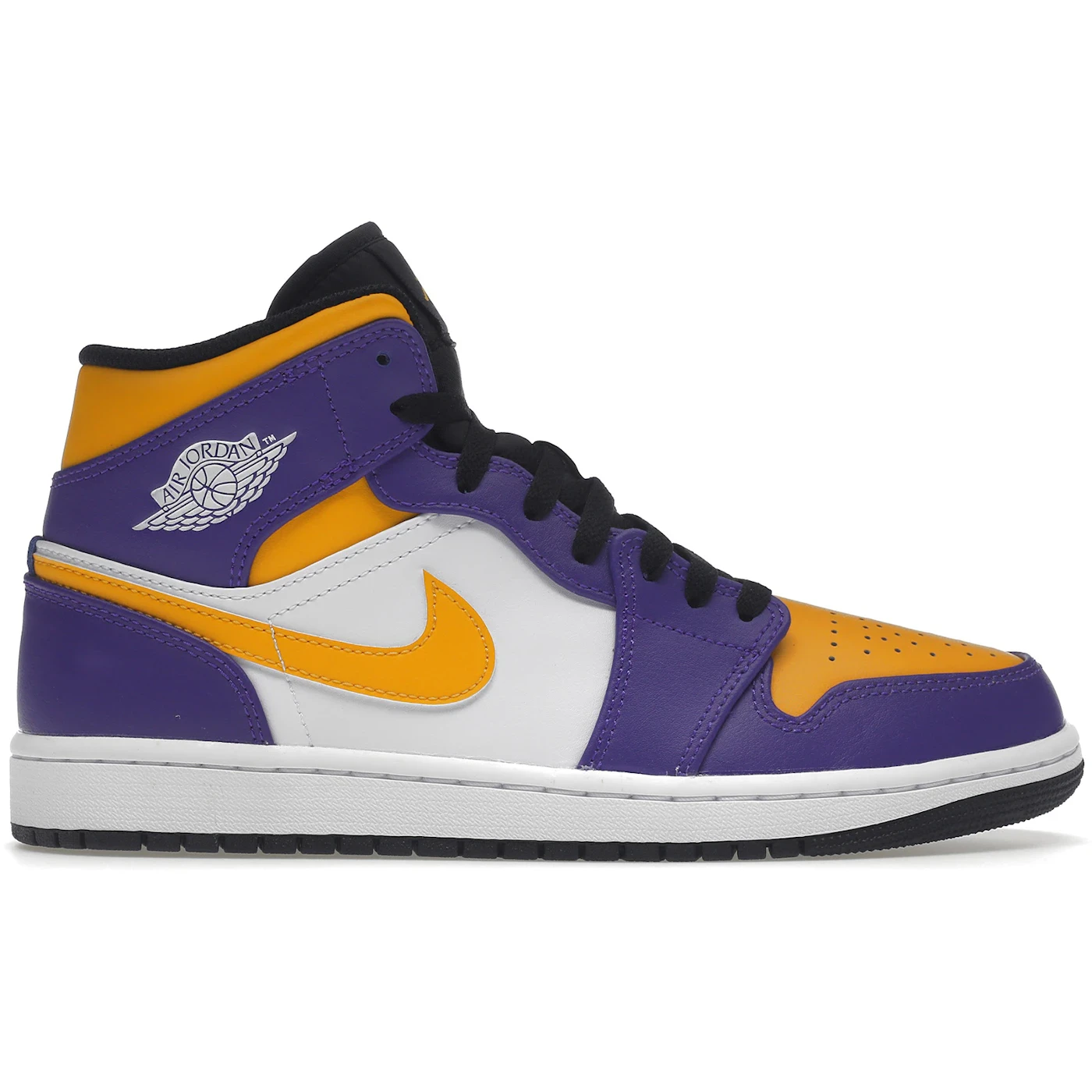 Jordan 1 Mid Lakers 2022 1