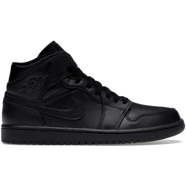 Jordan 1 Mid Triple Black