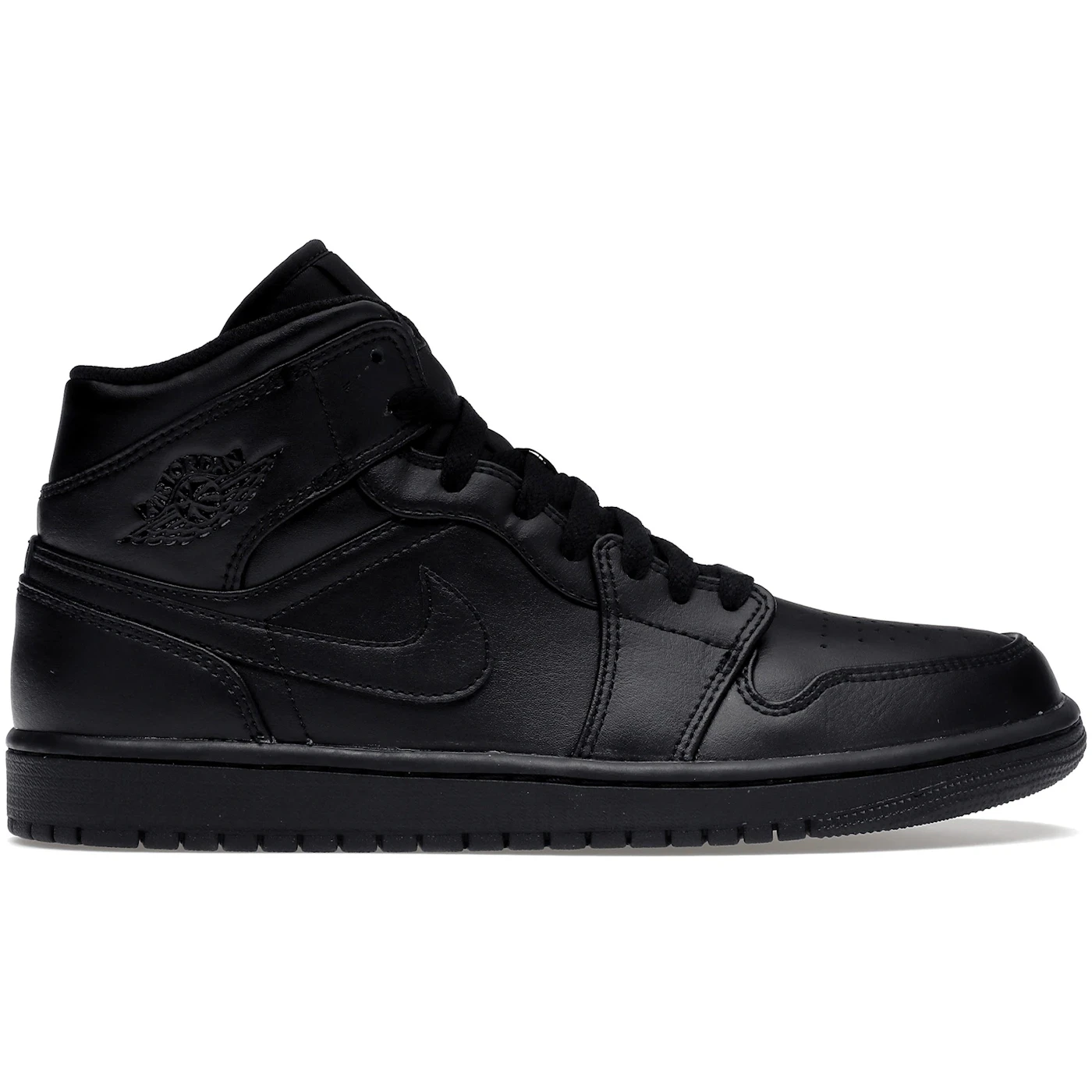 Jordan 1 Mid Triple Black 1