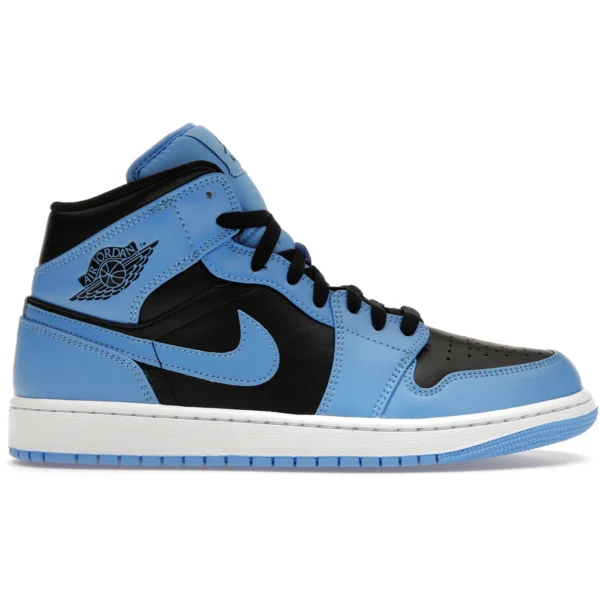 Jordan 1 Mid University Blue Black