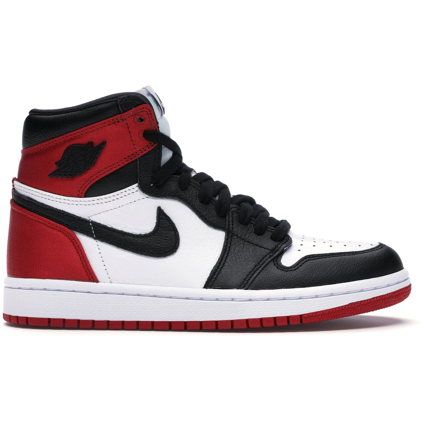 Jordan 1 Retro High Satin Black Toe Womens 2