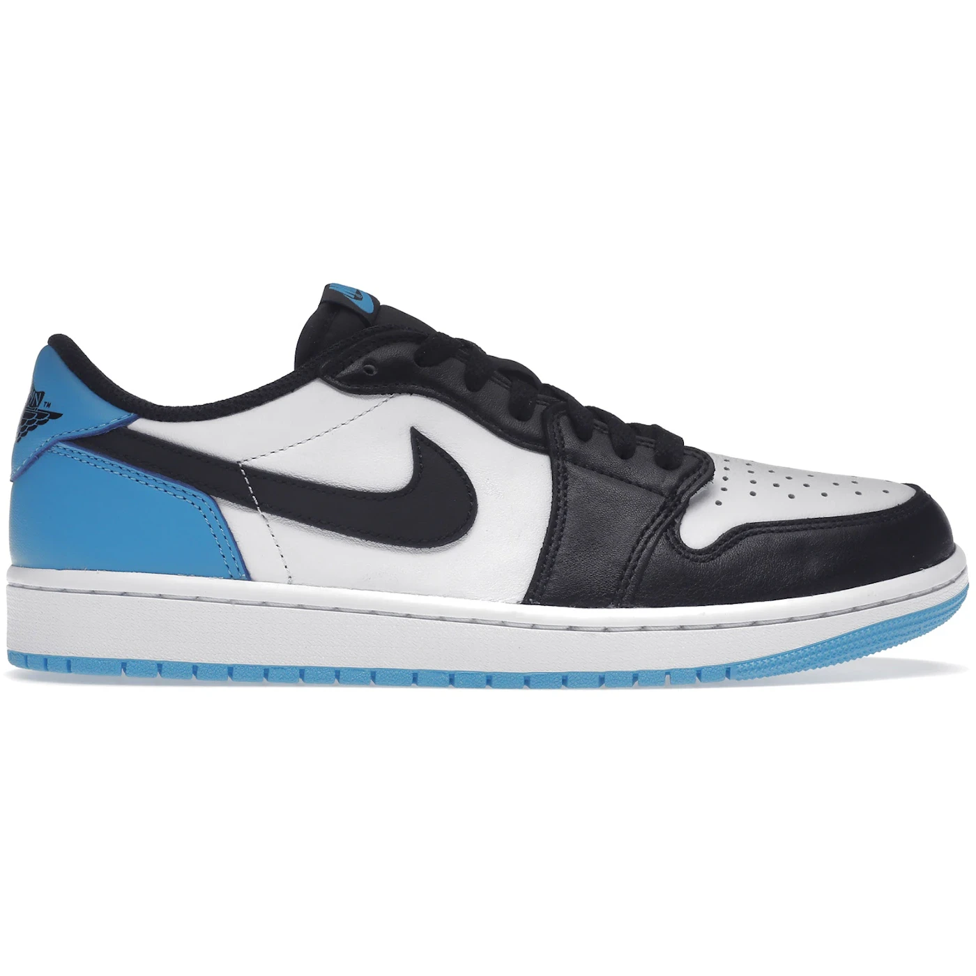 Jordan 1 Retro Low OG Black Dark Powder Blue 1