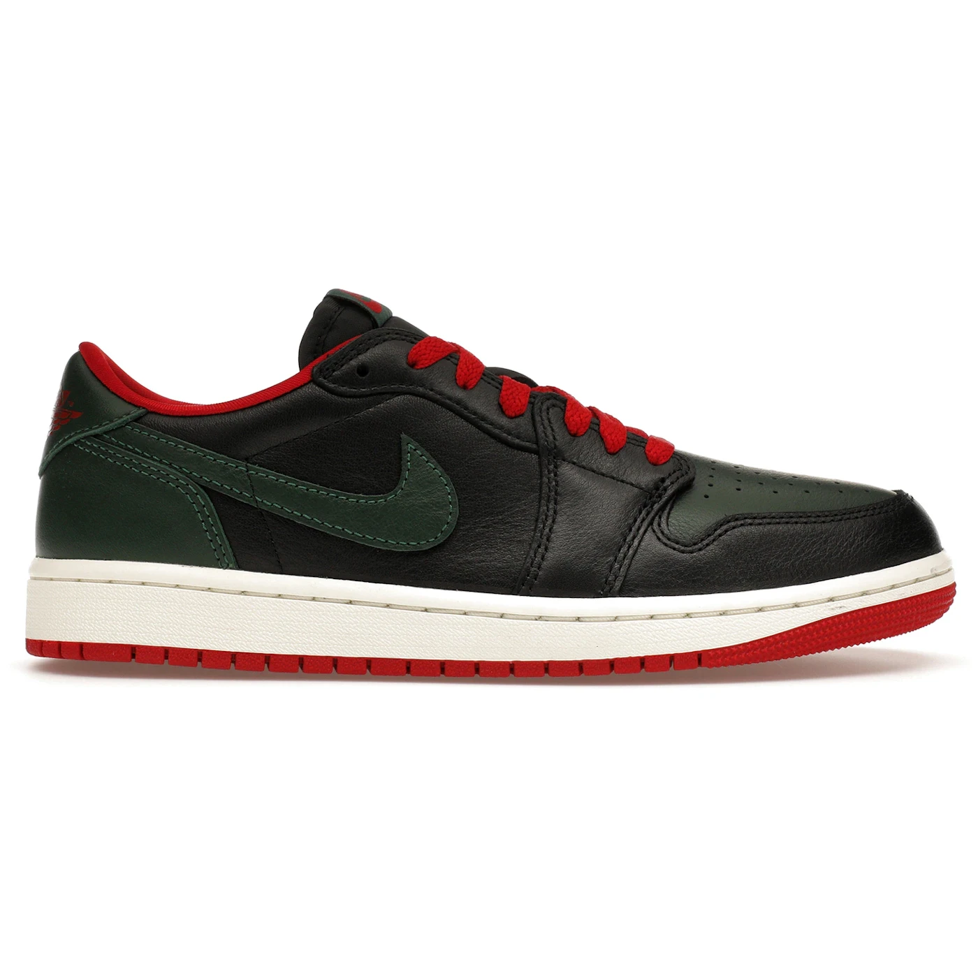 Jordan 1 Retro Low OG Gorge Green Varsity Red Womens 1