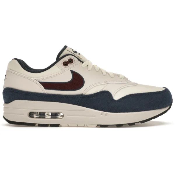 Nike Air Max 1 Coconut Milk Burgundy Crush Navy