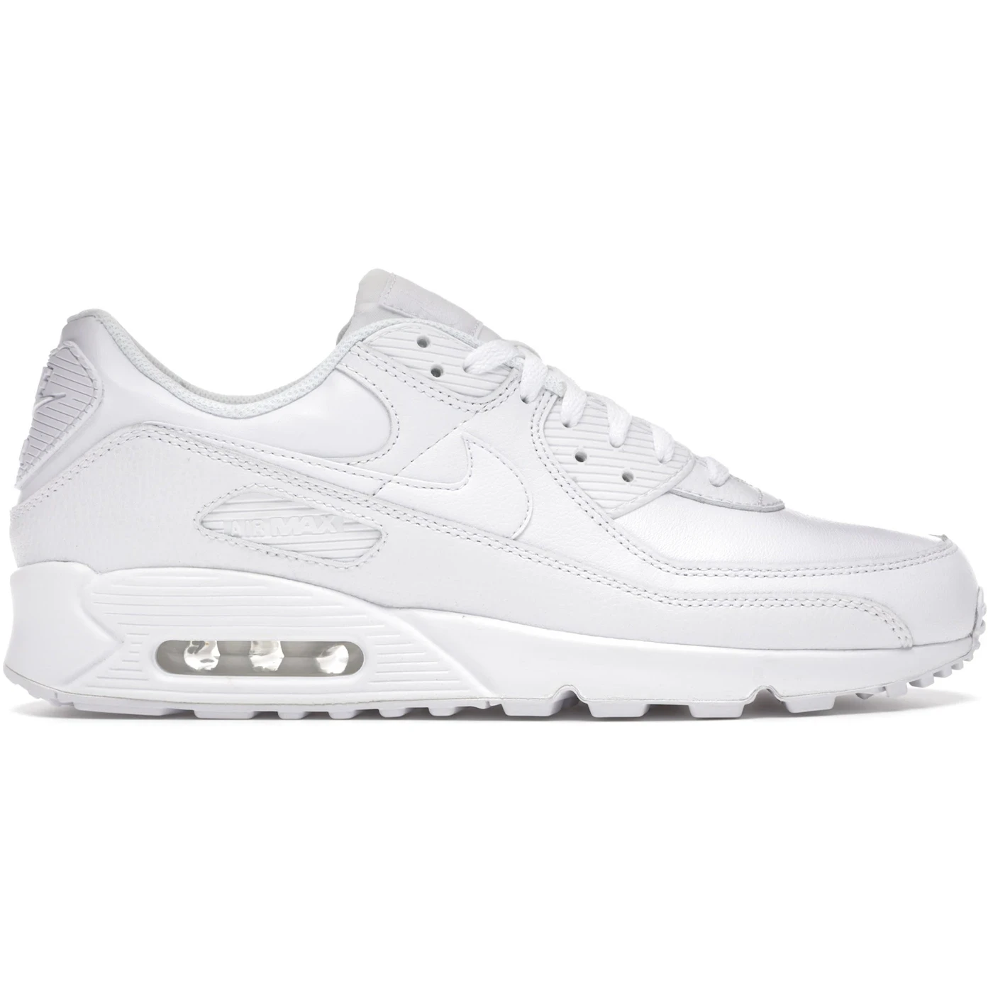 Nike Air Max 90 Leather Triple White 1