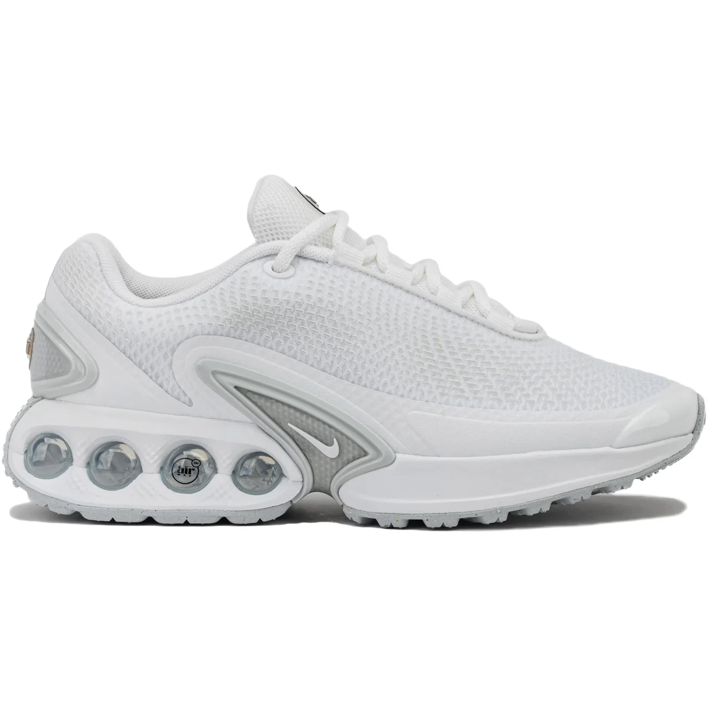 Nike Air Max Dn White Metallic Silver Womens 1