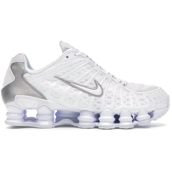 Nike Shox TL White Metallic Silver