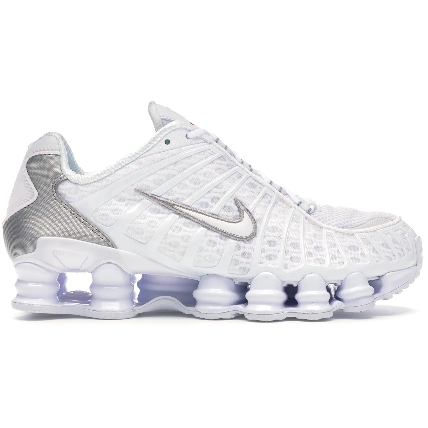 Nike Shox TL White Metallic Silver 1