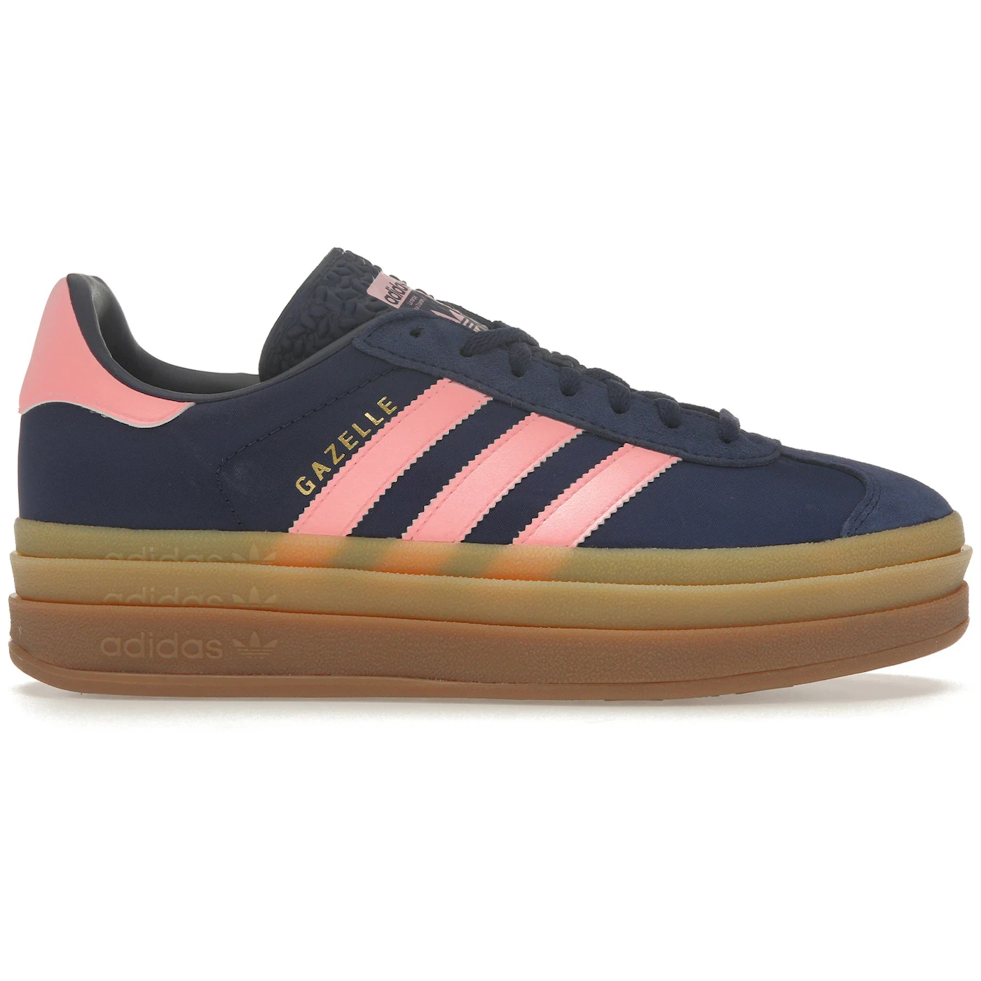 adidas Gazelle Bold Dark Blue Pink Spark Womens 1