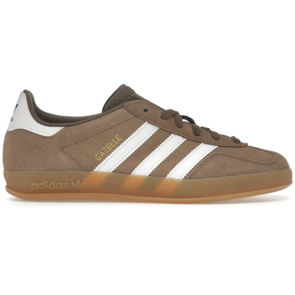 adidas Gazelle Indoor Earth Strata White Gold Metallic