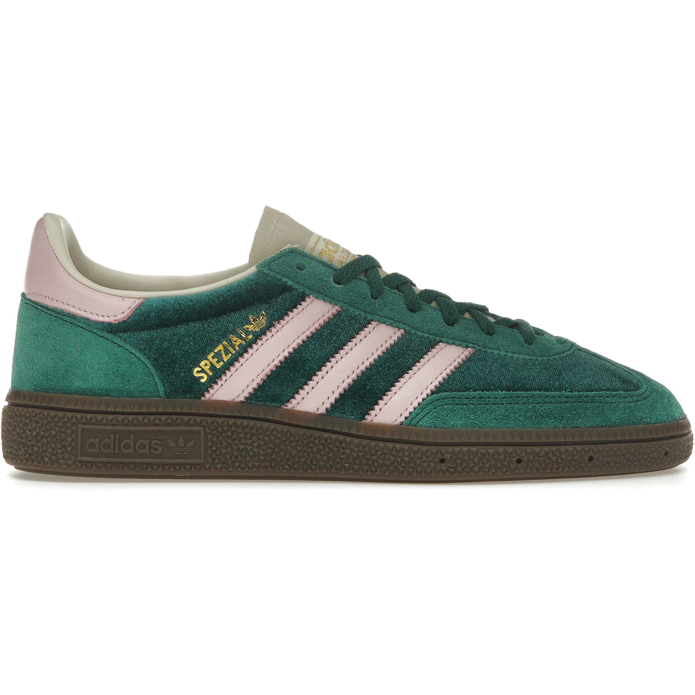 adidas Handball Spezial Green Pink Velvet Womens 1