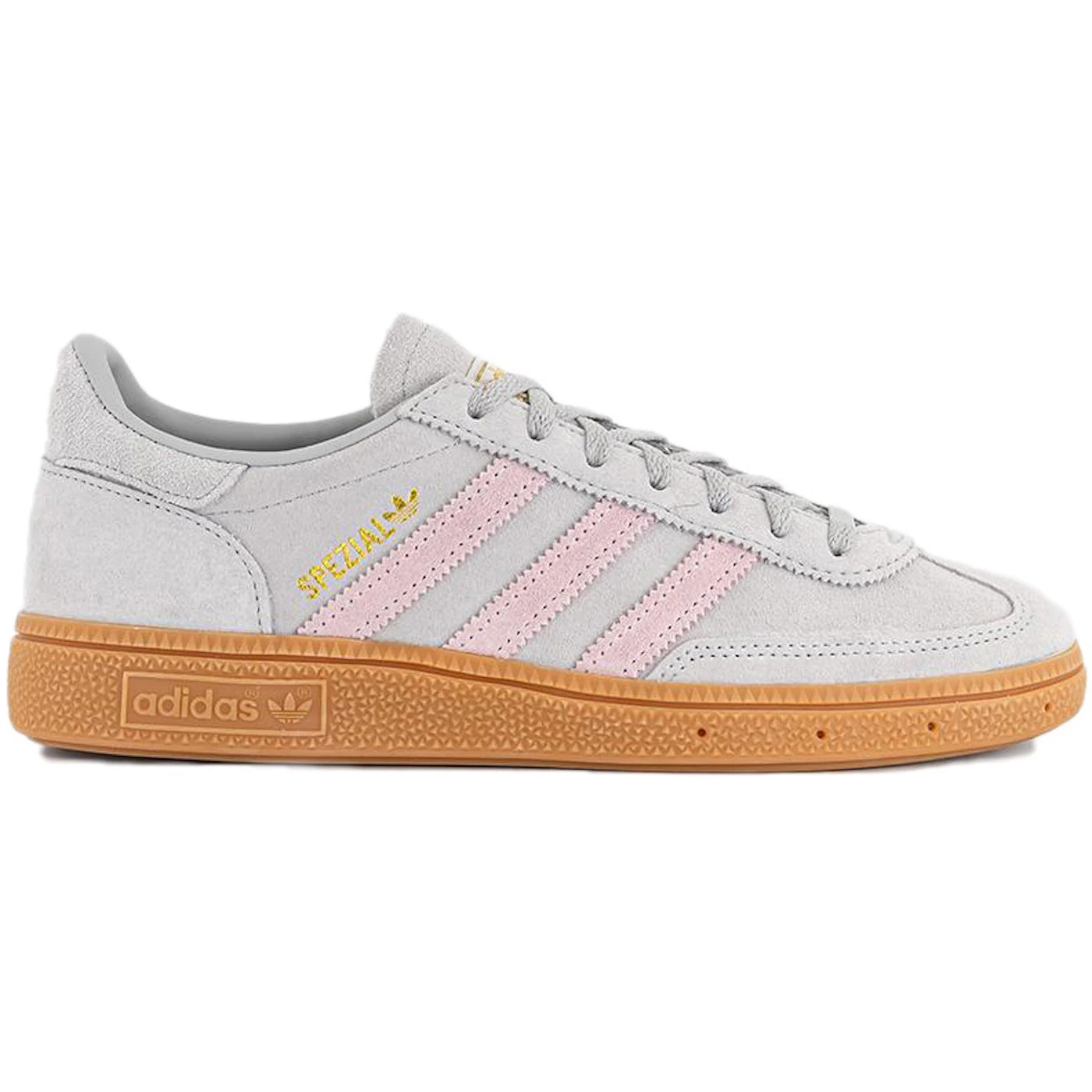 adidas Handball Spezial Grey Clear Pink Womens 1