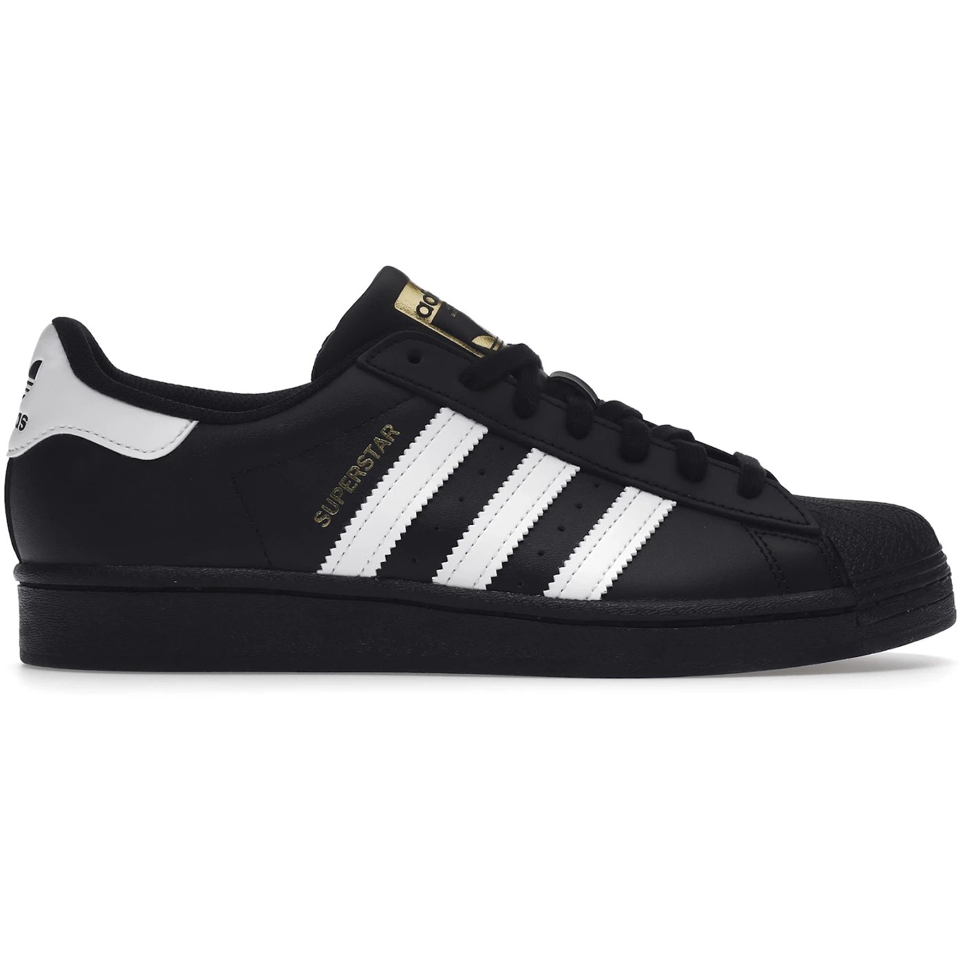 adidas Superstar Core Black Cloud White Gold