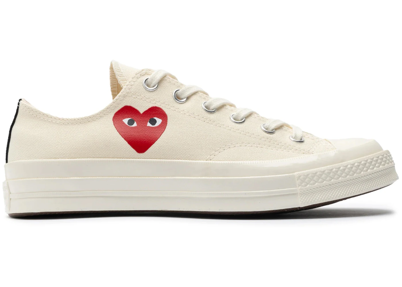 Converse Chuck Taylor All Star 70 Ox Comme des Garcons PLAY Single Heart Milk 1