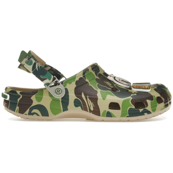 Crocs Classic Clog A Bathing Ape ABC Camo Green