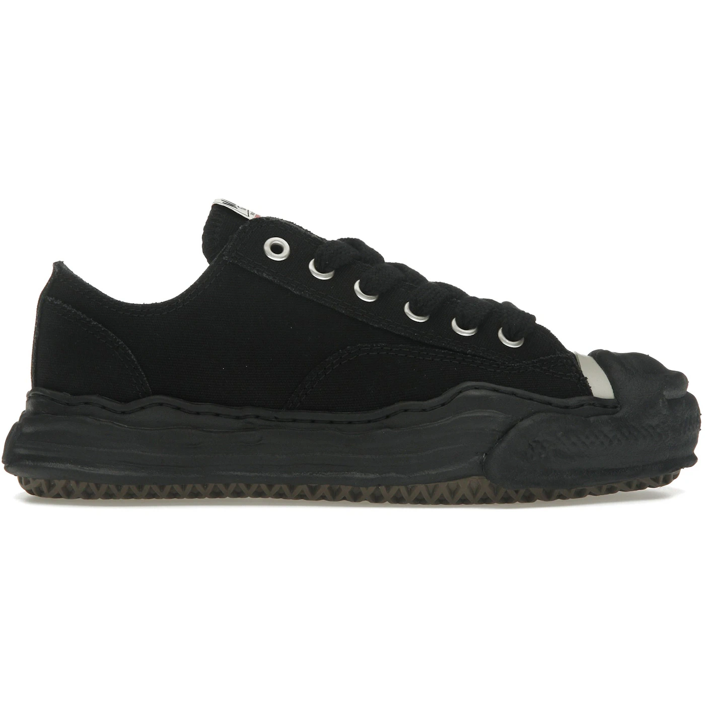 Maison Mihara Yasuhiro Hank OG Sole Canvas Low Black Black 1