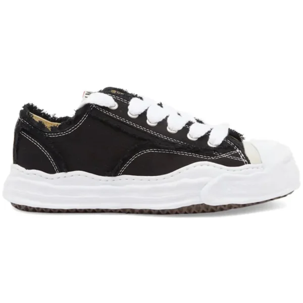 Maison Mihara Yasuhiro Hank OG Sole Canvas Low Frayed Black