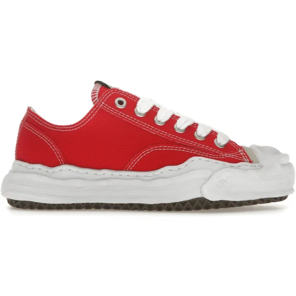 Maison Mihara Yasuhiro Hank OG Sole Canvas Low Red