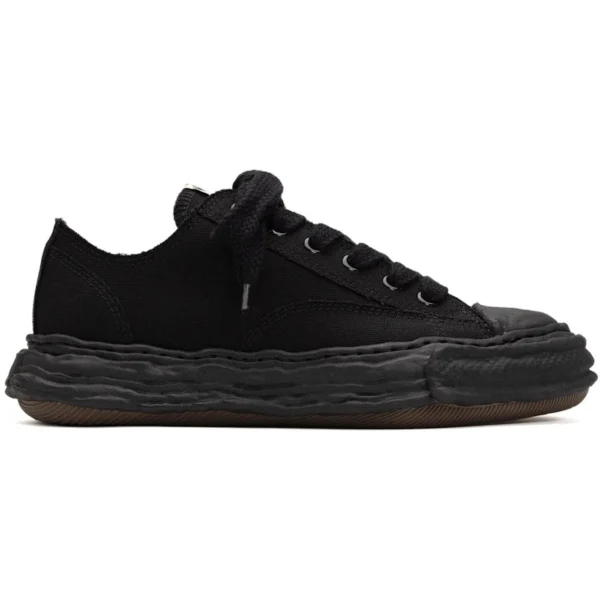 Maison Mihara Yasuhiro Peterson 23 OG Sole Canvas Low Black Black