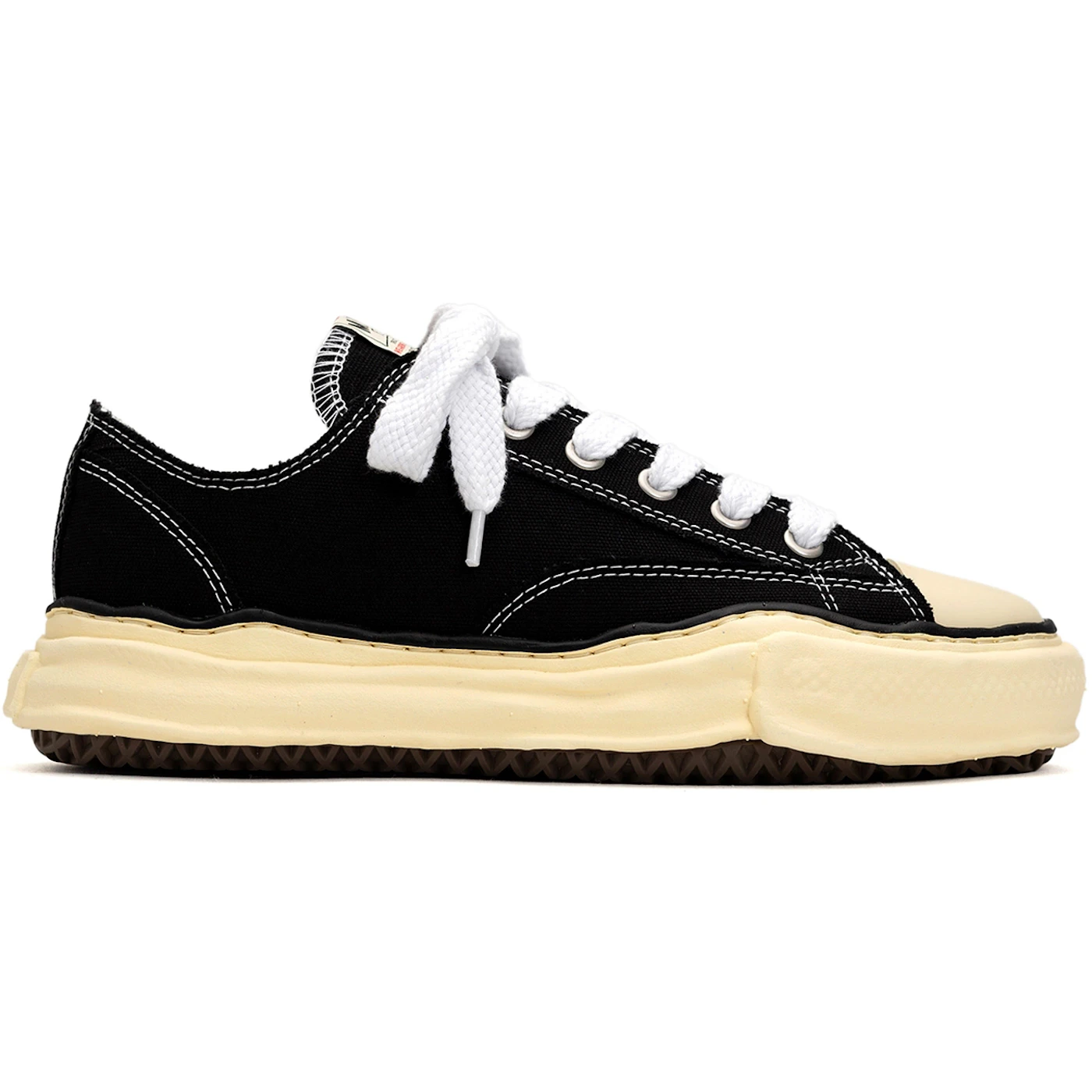 Maison Mihara Yasuhiro Peterson OG Sole Canvas Low Black 1