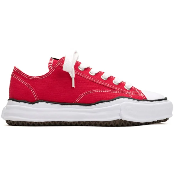 Maison Mihara Yasuhiro Peterson OG Sole Canvas Low Red