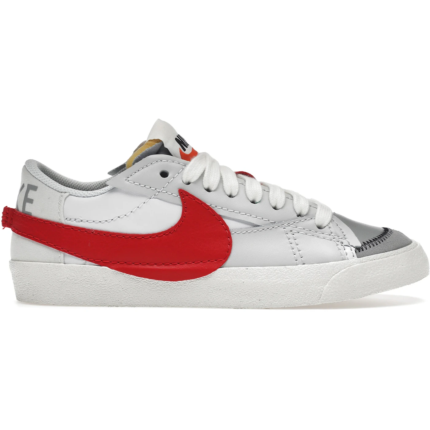 Nike Blazer Low 77 Jumbo White Photon Dust Light Smoke Grey University Red 3 Nike Blazer Low 77 Jumbo White Photon Dust Light Smoke Grey University Red