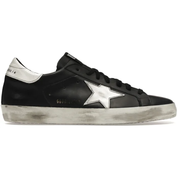 Golden Goose Super-Star Black White Leather