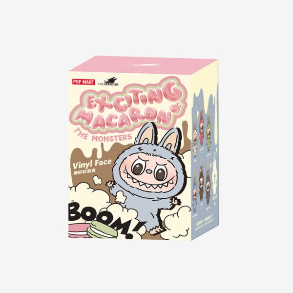Pop Mart Labubu The Monsters Exciting Macaron Vinyl Plush Pendant Single Blind Box