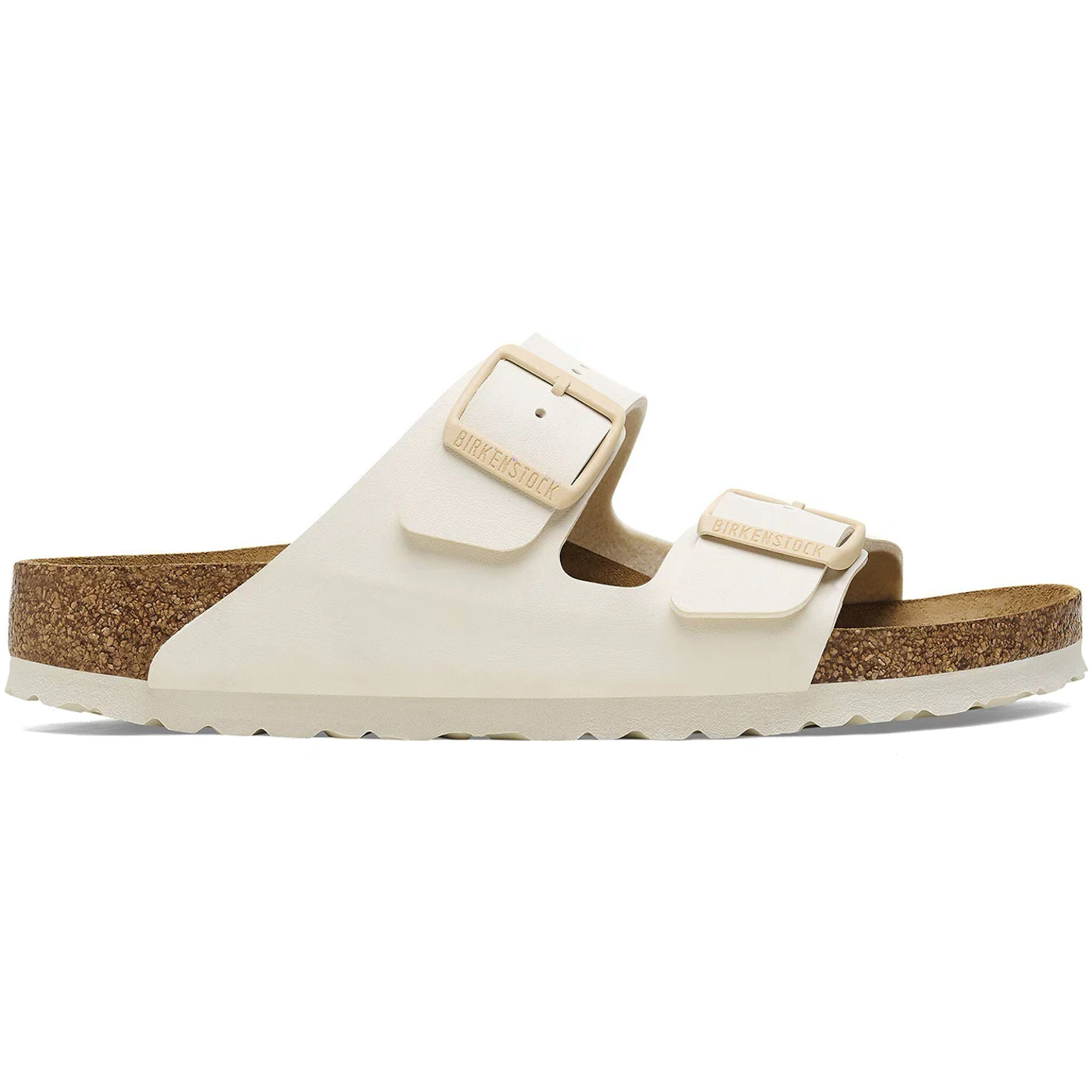 Birkenstock Arizona Birko-Flor Eggshell 1 Birkenstock Arizona Birko Flor Eggshell 1