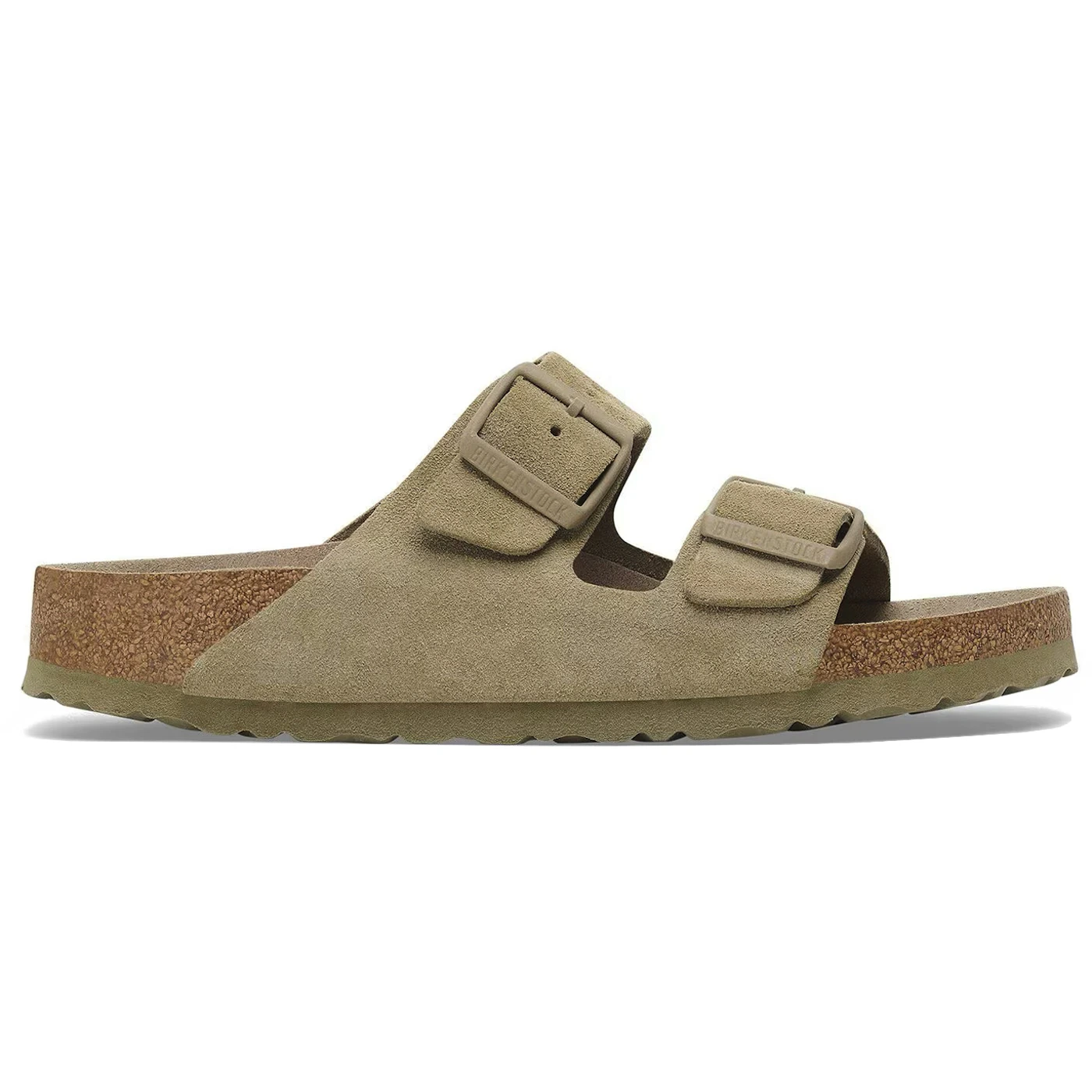 Birkenstock Arizona Soft Footbed Suede Faded Khaki 2 Birkenstock Arizona Soft Footbed Suede Faded Khaki 1