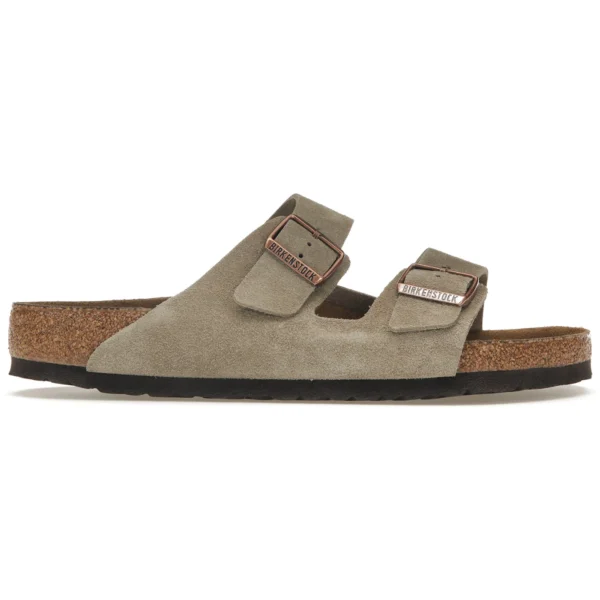 Birkenstock Arizona Soft Footbed Suede Taupe