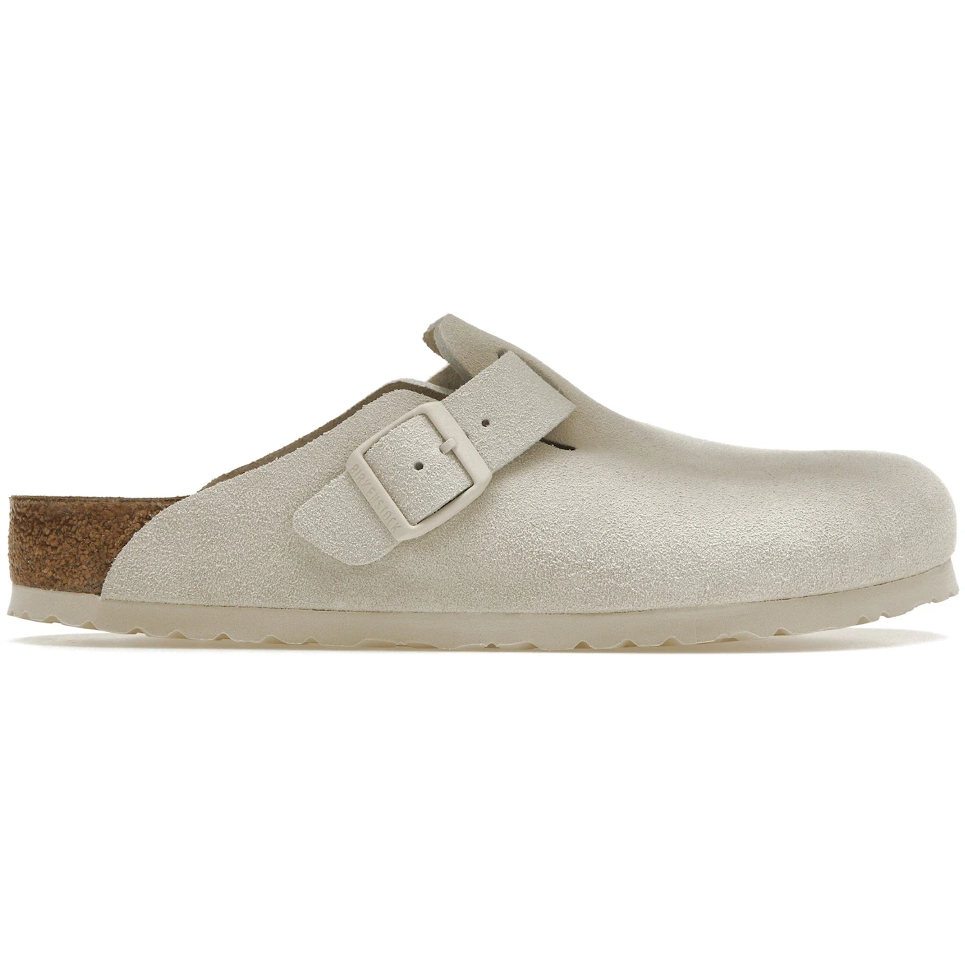 Birkenstock Boston Antique White Suede 1