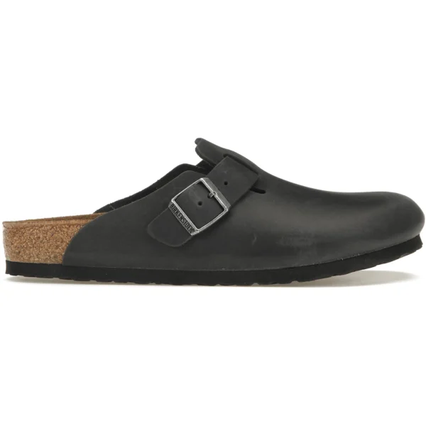 Birkenstock Boston Oiled Leather Black
