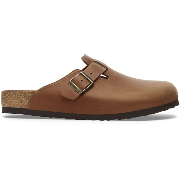 Birkenstock Boston Oiled Leather Cognac
