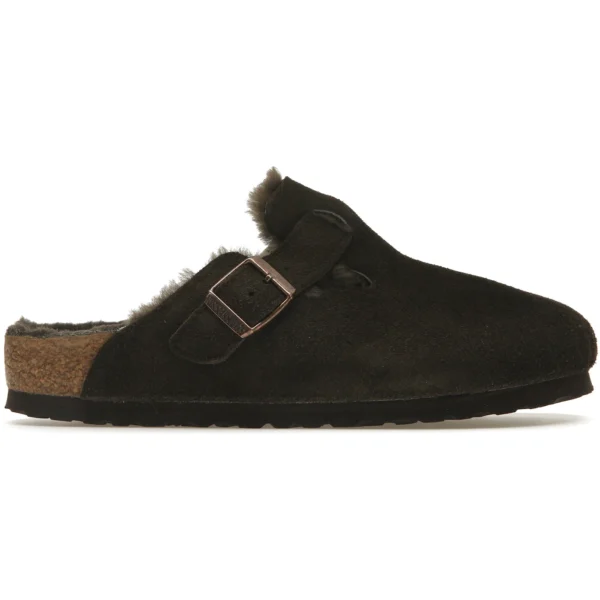 Birkenstock Boston Shearling Suede Mocha