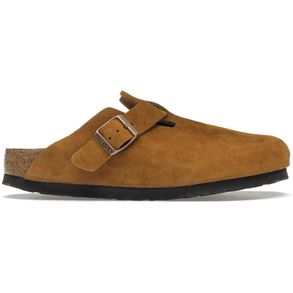 Birkenstock Boston Soft Footbed Suede Mink