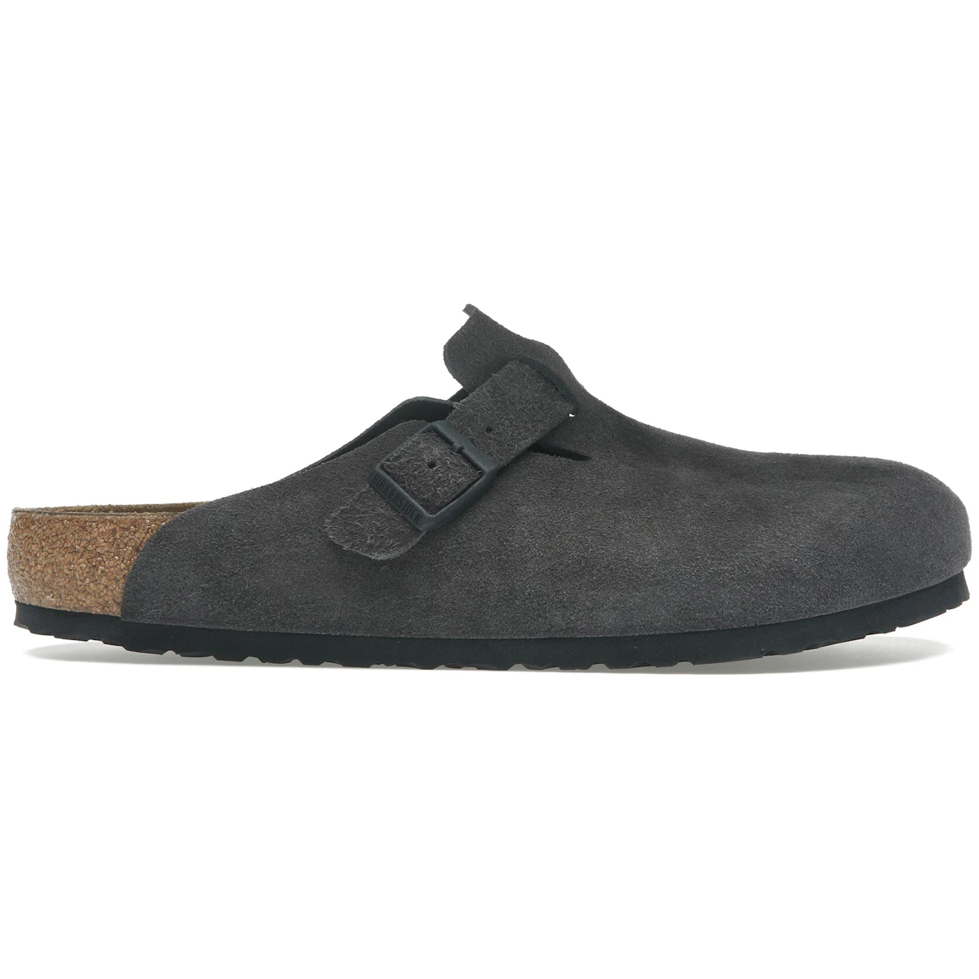 Birkenstock Boston Suede Velvet Grey 1 Birkenstock Boston Suede Velvet Grey 1