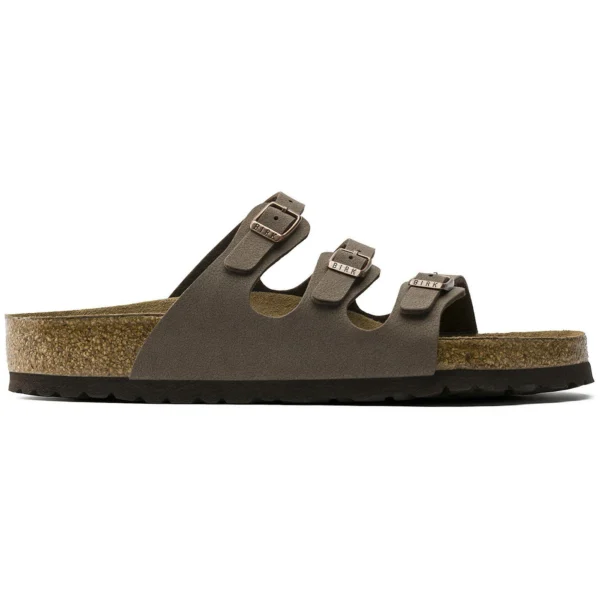 Birkenstock Florida Soft Footbed Birkibuc Mocha